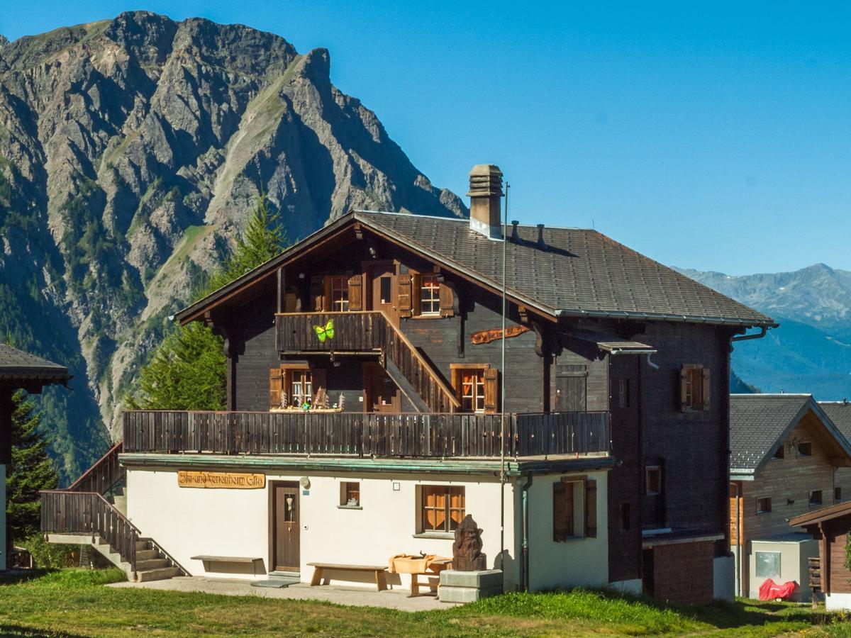Gruppenhaus Im Walliser Alpstyle Rosswald Exterior photo